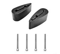 Kit Spessori Bici per corsa 5-60mm per Aerodinamica Kit Spessori | Compatibilità 5-60mm, materiale carbonio leggero, include viti, nero opaco, per facile installazione(20mm)