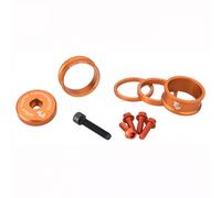Kit Spessori e Viti Sterzo Bici Alluminio Anodizzato Arancio Ultralight