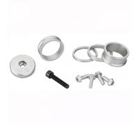 Kit Spessori e Viti Sterzo Bici Alluminio Anodizzato Argento Ultralight