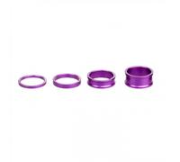 KIT Spessori Sterzo Bici 1 1/8 Alluminio ULTRAVIOLET Set 3 5 10 15 mm Leggeri