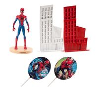 Kit SPIDER MAN - Uomo Ragno topper decorazione per TORTA DOLCI