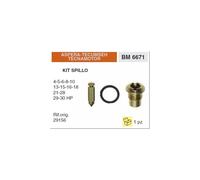 Kit spillo carburatore motore trattorino rasaerba ASPERA TECUMSEH 29156 006671