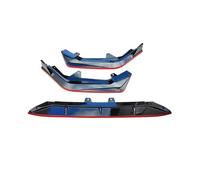 Kit Spoiler Anteriore Con Splitter E Diffusore Per Civic 11a Generazione 2022 3 Pezzi(Black and red edges)
