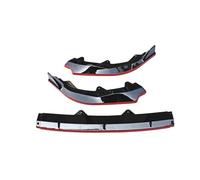 Kit Spoiler Anteriore Paraurti Anteriore Compatibile Con Trumpchi Per GAC Per Empow 2021-2204 Kit Splitter Per Carrozzeria Berlina Labbro Paraurti Anteriore Auto(Glossy red)
