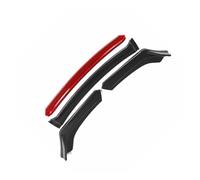 Kit Spoiler Anteriore Splitter Diffusore Labbro Per VW Per Golf MK5 MK6 MK7 CC Per Passat Per Jetta Per POLO Per Scirocco Tutti I Modelli POMPOMPUR(Carbon Fiber Look)