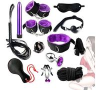 Kit sportivo in nylon da 11 pezzi con polsini in morbida pelle Nylon mani e piedi Yoga Esercizio Allenamento Rally Strap Accessori