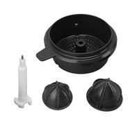 Kit spremiagrumi arancione con cono a pressione in plastica ABS, accessori compatibili con Bimby