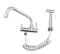 Kit spruzzatore - 304 Tipo di Rubinetto in Acciaio Inossidabile Tipo di Parete Singolo Rapido Balcone Aperto Balcone Piscina Cucina Rubinetto con a spruzzo Montato
