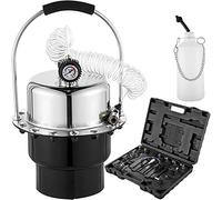 Kit spurgo freni a pressione pneumatica Strumento for il cambio dell'olio del liquido dei dell'auto con serbatoio da 5 litri for di e della frizione,Alta Stabilità(Black-Triangle)