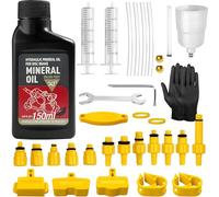 Kit Spurgo Freni per Shimano, TEKTRO, MAGURA, SRAM per Freni Idraulici, Kit Spurgo Freni MTB Include 150ML di Olio Minerale per Freni