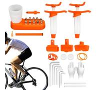 Kit Spurgo Freni - Set Olio Freni Bici, Strumenti Antiscivolo | Completo di Spurgo Idraulico per Bici da Corsa Moto Officina Riparazioni Campeggio Viaggi Trasporto Sicuro