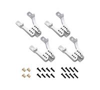Kit Staffa Ammortizzatore per Aggiornamenti Auto RC per Parti di Aggiornamento Auto RC MN128 MN86 G500 1/12 Argento