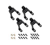 Kit Staffa Ammortizzatore RC Car Upgrades per Parti di Aggiornamento Auto RC MN128 MN86 G500 1/12 Nero