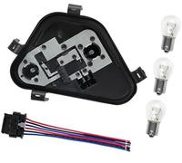 Kit staffa fanale posteriore, BTFWM Supporto for lampada fanale posteriore sinistro lato conducente, pannello presa, connettore scheda con cablaggio lampadine, for serie 3 328i d 320i 335i 2012 2013 2