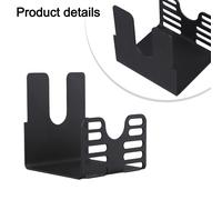 Kit staffa motore girarrosto Sliver/nero materiale premium acciaio inox/ferro