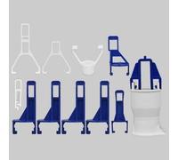 KIT STAFFA PER CAMPANA Ricambi Cassette Geberit