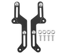 Kit staffa regolatori parabrezza parabrezza alluminio CNC ad alta resistenza nero adatto per moto CB500X 2013-2016