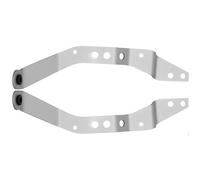 Kit Supporti Alluminio Portafaro Circuit Bagus per Moto Ricambi