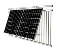 KIT STAFFE PER FISSAGGIO PANNELLO SOLARE A RINGHIERA BALCONE KS-YTZJ-WQ-020-EBC-WQ021-S TECNO-ESHOP