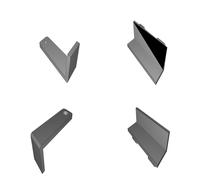 Kit Staffe per IKEA Skadis Pegboard Billy Libreria Montaggio Angolo Retto