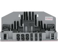 KIT STAFFE STAFFAGGIO CAVA 10 MM TRAPANO FRESA 58 PZ OPTIMUM MORSA PER PEZZI M8