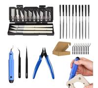 Kit Stampante 3D - Set Di Strumenti Professionali, Include Pinzette, Strumento Di Sbavatura, Supporto Per L'elaborazione Di Modelli Di Precisione | Per Il Laboratorio Di Laboratorio Domestico