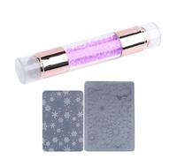 Kit Stamper Nail, per unghie | Strama per l'arte del | Saloni di timbratura a doppia fine a doppia fine per manicure Salone di manicure