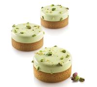 Kit Stampo Silicone Tortine Klassik con 6 Anelli Tarte Ring ø 7 cm - SILIKOMART