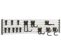 Kit Stanley Track Wall binari portaganci a muro per appendere attrezzi e accessori Stanley STST-22000-1