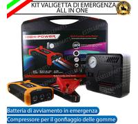 KIT STARTER AVVIATORE EMERGENZA + COMPRESSORE GOMME PER SUZUKI SWIFT MK6