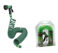 Tubo per innaffiare a spirale Estensibile 10mt per Piante Giardino Lavaggio