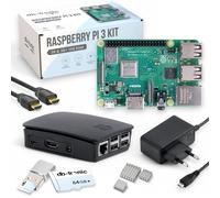 KIT STARTER RASPBERRY PI 3 B 64GB ALIMENTATORE 13W CASE RASPBERRY PI ACCESSORI