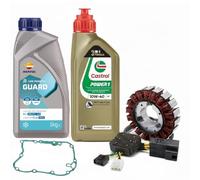 Kit Statore Regolatore Guarnizione Liquido Refrigerante Olio Power 1 10W40 Per SH i 125 150 2005 2006 2007 2008 2009 2010 2011 2012