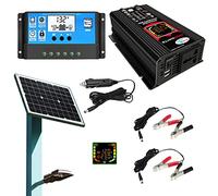 Kit stazione alimentata - Kit ad energia solare, pannello solare regolatore inverter | Tang Tre generazioni di regolatore inverter combinato serie solare Pannello solare da 12 V a 220, R: 110
