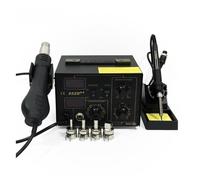 Kit Stazione Di Saldatura Digitale, 852D++ Stazione Di Rilavorazione Standard Saldatore Stazione Di Rilavorazione Ad Aria Calda Stazione Di Saldatura Con Pistola Ad Aria Calda Aiutare Le Mani Di Salda