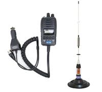 Kit stazione radio CB TTi TCB-H100 12 V/24 V, Roger Beep e antenna CB PNI ML70 con magnete incluso