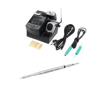Kit stazione saldatore di precisione 60 W con display LCD digitale, compatibile con cartuccia C210, calibrazione automatica della temperatura per riparazione elettronica