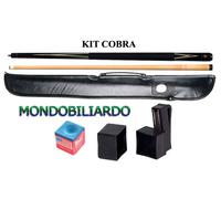 KIT STECCA DA BILIARDO COBRA 202 - CALCIO + PUNTALE - POOL 8-15 - PUNTA 13mm