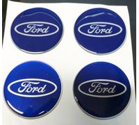 KIT STEMMI FORD COPRI MOZZI 70MM ADESIVO 3D RESINATO TUNING