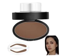 Kit stencil per sopracciglia da donna Timbro per sopracciglia a lunga durata con forma dritta, arcuata e arrotondata Kit timbro facile e veloce con polvere fine per tutti i livelli di abilità