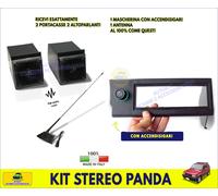 Kit Stereo Autoradio per Panda Van Antenna Mascherina Accendisigari Stereo kit