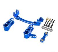 Kit sterzo RC auto, scala 1/8 4x4 fuoristrada metallo aggiornamento set per la gestione e il controllo Preci-sion in Adventure Driving(blu)