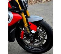 KIT STICKERS DUCATI DIAVEL V4 RS PARAFANGO ANTERIORE ROSSO LIGHT GRIGIO LIGHT v2