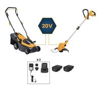 Kit Stiga ePower 20V Tagliaerba Collector 136e e Decespugliatrice GT 100e