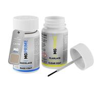 Kit stilo di ritocco per Volkswagen VW LA1W A1W 1W Stormbeige Metallic 2 x 50ml