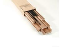 Kit stipite spazzolini guarnizioni per porte scorrevoli a scomparsa scrigno CON MOSTRINE - Ciliegio