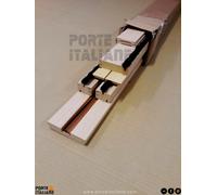 Kit stipite spazzolini guarnizioni porte scorrevoli a scomparsa scrigno in Vetro