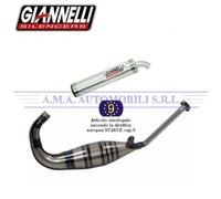 53610HF - Collettore Scarico Giannelli STREET 2T Derbi GPR 125