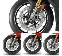 Kit strisce adesive cerchi ruote moto 17" compatibili con Ducati Multistrada