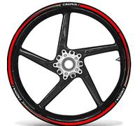 kit STRISCE ADESIVE compatibili per MOTO CAGIVA cerchi 17 stickers tuning italia